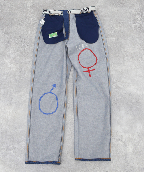WESTOVERALLS(ウエストオーバーオールズ)の「【WESTOVERALLS / ウェストオーバーオールズ】881S SEX DENIM(デニムパンツ・メンズ・ダークブルー・34/32)」の18枚目の写真