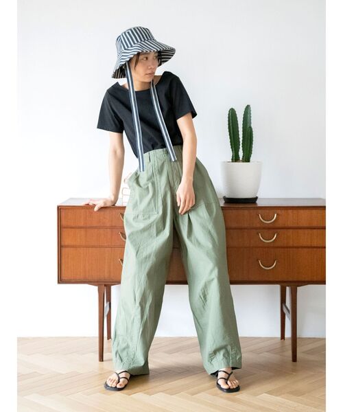 Ungrid（アングリッド）の「総柄デザインバケットハット（ハット・レディース・ベージュ/ネイビー・FREE）」の6枚目の写真