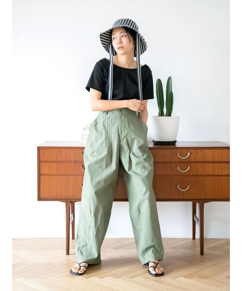 Ungrid（アングリッド）の「総柄デザインバケットハット（ハット・レディース・ベージュ/ネイビー・FREE）」の7枚目の写真