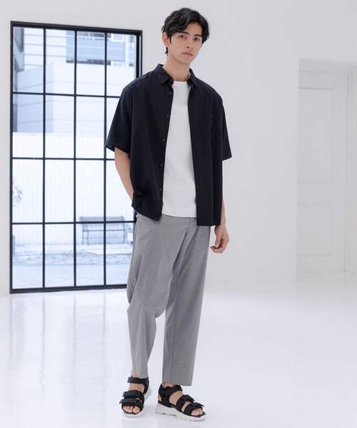 GLOBAL WORK(グローバルワーク)の「アーバンリラックスイージパンツAIR/180612(その他パンツ・メンズ・ブラック/ネイビー/グレー/グレー系その他7・SMALL/MEDIUM/LARGE)」の5枚目の写真