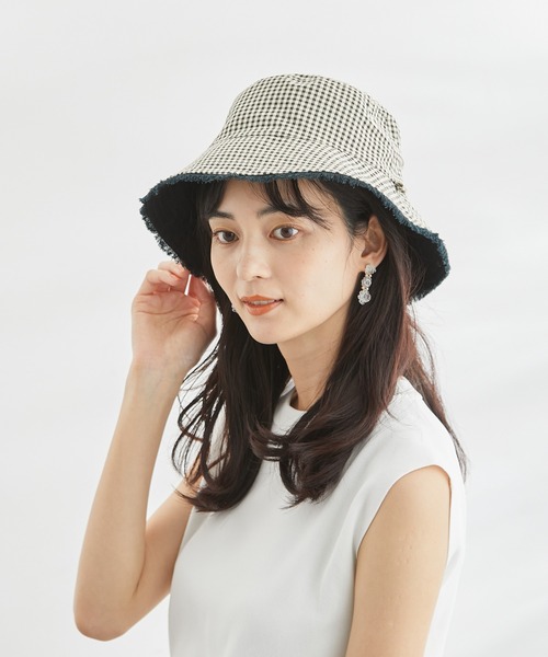 Casselini(キャセリーニ)の「【Casselini/キャセリーニ別注】リバーシブルアドベンチャーハット(ハット・レディース・ブラック/キナリ・FREE)」の6枚目の写真