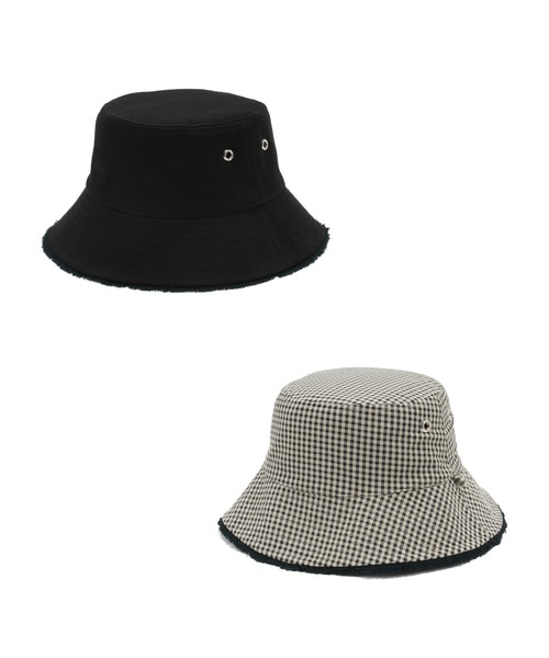 Casselini(キャセリーニ)の「【Casselini/キャセリーニ別注】リバーシブルアドベンチャーハット(ハット・レディース・ブラック/キナリ・FREE)」の8枚目の写真