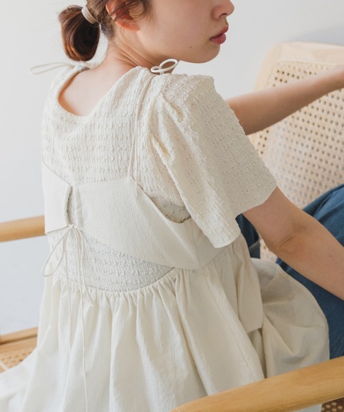 Kastane（カスタネ）の「【新色追加】カットジャガードTee（Tシャツ