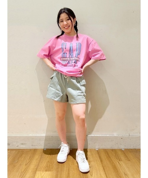 GAP（ギャップ）の「ヴィンテージ ソフト カーゴショートパンツ（カーゴパンツ・レディース・ライトグレー/グリーン/ブラック/その他・XS/S/M/L/XXS）」の12枚目の写真
