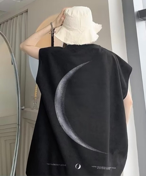 .KOM(ドットコム)の「『.KOM/ドットケーオーエム』フロントロゴノンスリーブTEE 【CN】(Tシャツ/カットソー・メンズ・グレー/ブラック/ホワイト・FREE)」の11枚目の写真
