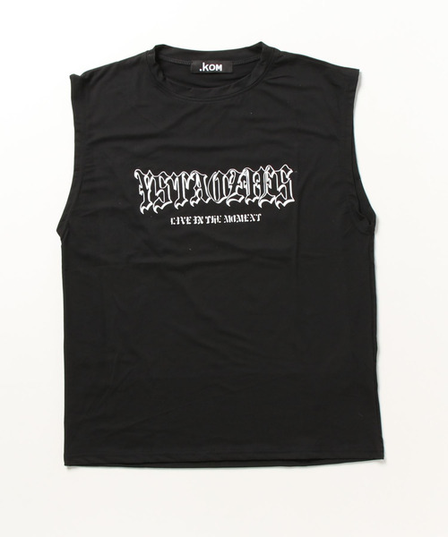 .KOM(ドットコム)の「『.KOM/ドットケーオーエム』フロントロゴノンスリーブTEE 【CN】(Tシャツ/カットソー・メンズ・グレー/ブラック/ホワイト・FREE)」の16枚目の写真