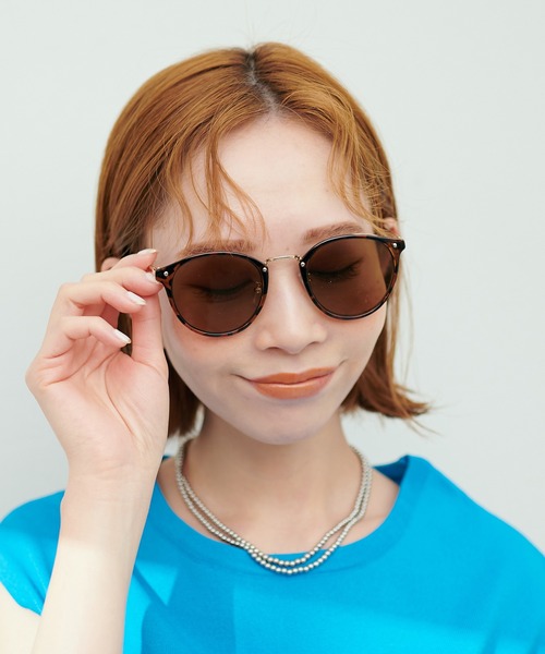 natural couture（ナチュラルクチュール）の「ボストンＵＶグラス（その他小物・レディース・ブラウン/ブラック・FREE）」の12枚目の写真