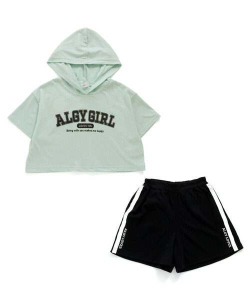 algy(アルジー)の「タンタケカットセットアップ(セットアップ・キッズ・チャコール/ミント/グレー・XXX-SMALL/XX-SMALL/X-SMALL/SMALL/MEDIUM)」の3枚目の写真