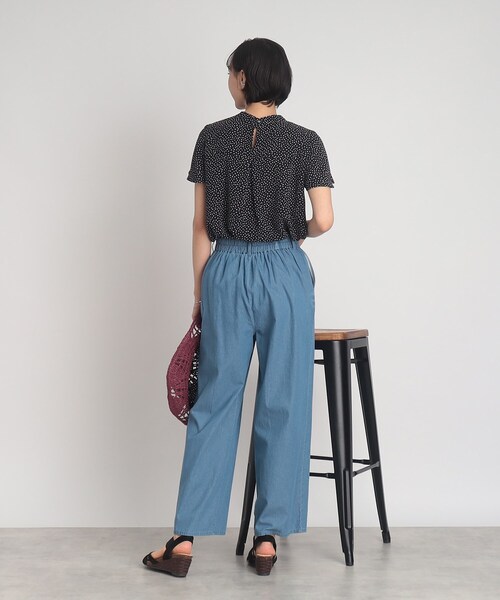 DRESKIP(ドレスキップ)の「◆【落ち感きれいな上品シルエット】バンドカラーお袖フリルブラウス(シャツ/ブラウス・レディース・ベージュ系その他3/ブラック系/ライトグリーン/オフホワイト・02/03/04)」の15枚目の写真