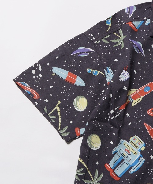 F.O.KIDS(エフオーキッズ)の「F.O.KIDS/エフオーキッズ ALOHA SHIRT アロハシャツ(シャツ/ブラウス・キッズ・ブルー/レインボー/チャコール/ブラウン・140/130/120)」の14枚目の写真