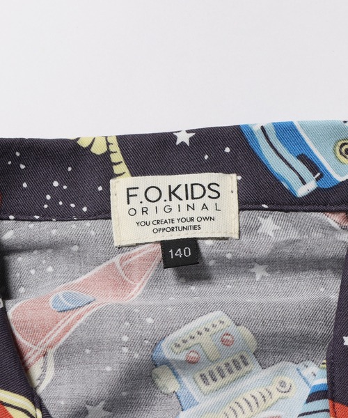 F.O.KIDS(エフオーキッズ)の「F.O.KIDS/エフオーキッズ ALOHA SHIRT アロハシャツ(シャツ/ブラウス・キッズ・ブルー/レインボー/チャコール/ブラウン・140/130/120)」の13枚目の写真