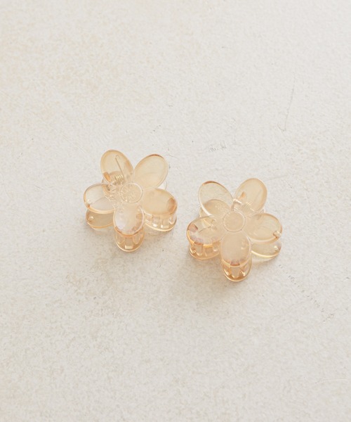 Chico（チコ）の「ミニフラワークリップSET（バレッタ/ヘアクリップ・レディース・ブルー/アイボリー/ブラウン・FREE）」の8枚目の写真