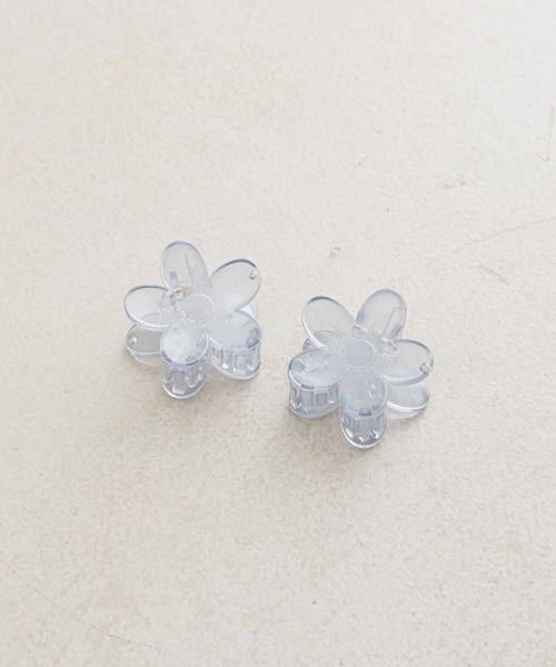 Chico（チコ）の「ミニフラワークリップSET（バレッタ/ヘアクリップ・レディース・ブルー/アイボリー/ブラウン・FREE）」の14枚目の写真