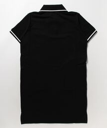 大人気!! Vivienne Westwood コットンカノコ ポロワンピース カノコ ハーフジップポロワンピース(ブラック)（レディース