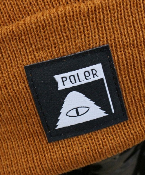 POLeR（ポーラー）の「デイリードライバービーニー ニットキャップ DAILY DRIVER BEANIE（ニットキャップ/ビーニー・メンズ・ブラック/ブラウン・ONE SIZE）」の7枚目の写真