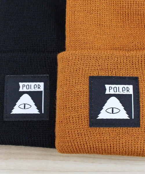POLeR（ポーラー）の「デイリードライバービーニー ニットキャップ DAILY DRIVER BEANIE（ニットキャップ/ビーニー・メンズ・ブラック/ブラウン・ONE SIZE）」の4枚目の写真
