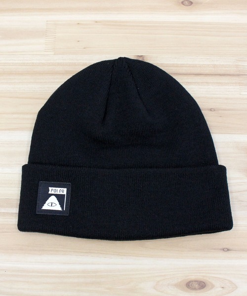 POLeR（ポーラー）の「デイリードライバービーニー ニットキャップ DAILY DRIVER BEANIE（ニットキャップ/ビーニー・メンズ・ブラック/ブラウン・ONE SIZE）」の3枚目の写真