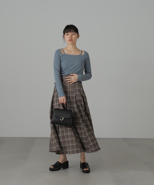 FREE'S MART(フリーズマート)の「◆マーブルクリップバッグ(ショルダーバッグ・レディース・ブラック/ホワイト/ブラウン・フリ-)」の20枚目の写真