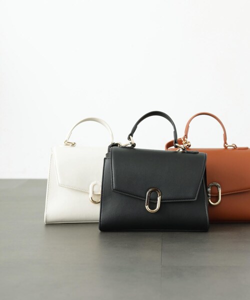 FREE'S MART(フリーズマート)の「◆マーブルクリップバッグ(ショルダーバッグ・レディース・ブラック/ホワイト/ブラウン・フリ-)」の22枚目の写真