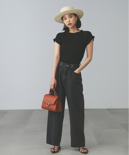 FREE'S MART(フリーズマート)の「◆マーブルクリップバッグ(ショルダーバッグ・レディース・ブラック/ホワイト/ブラウン・フリ-)」の13枚目の写真