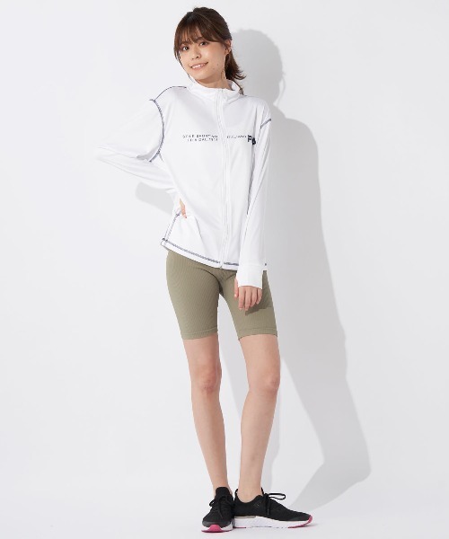 FILA:フィラ】レディーススムースロゴラッシュガード 水陸両用