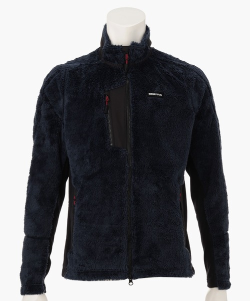 Takuma　ブリーフィング　メンズ　フリース人気カラーホワイト　Mサイズ ブリーフィングゴルフ】MENS FLEECE BLOUSON