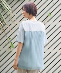 tシャツ プリーツシフォン カットソー レディース tシャツ プリーツシフォン カットソー レディース : ZOZOTOWN