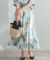 URBAN RESEARCH ROSSO WOMEN | アートプリントシアーギャザースカート(スカート)