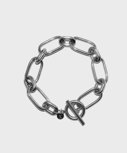 LHME（エルエイチエムイー）の「LHME グラムオーバルチェーンブレスレット/サージカルステンレス316L（金属アレルギー対応）（ブレスレット・レディース・ゴールド/シルバー・ONE SIZE）」の2枚目の写真