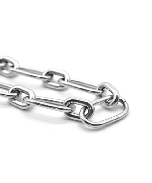 LHME（エルエイチエムイー）の「LHME グラムオーバルチェーンブレスレット/サージカルステンレス316L（金属アレルギー対応）（ブレスレット・レディース・ゴールド/シルバー・ONE SIZE）」の4枚目の写真