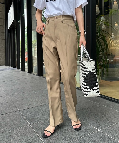 DouDou(ドゥドゥ)の「【EDWIN】WRANCHER(その他パンツ・レディース・ベージュ/オフホワイト/ブラック・MEDIUM/SMALL)」の3枚目の写真