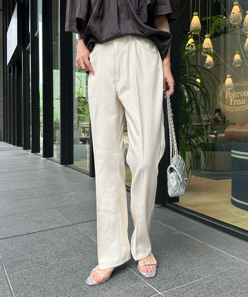 DouDou(ドゥドゥ)の「【EDWIN】WRANCHER(その他パンツ・レディース・ベージュ/オフホワイト/ブラック・MEDIUM/SMALL)」の2枚目の写真