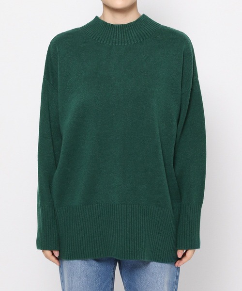 LOWRYS FARM(ローリーズファーム)の「2WAYハイネックラウンド 967410(ニット/セーター・レディース・ブラック/グリーン/アイボリー/その他/ブルー・FREE)」の7枚目の写真