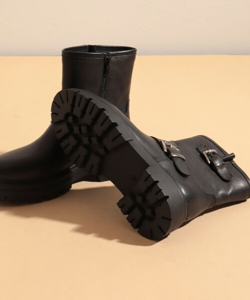 REMME(レメ)の「【REMME/レメ】2ベルトエンジニアブーツ(ブーツ・レディース・ブラック・37/38)」の7枚目の写真