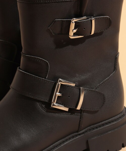 REMME(レメ)の「【REMME/レメ】2ベルトエンジニアブーツ(ブーツ・レディース・ブラック・37/38)」の8枚目の写真