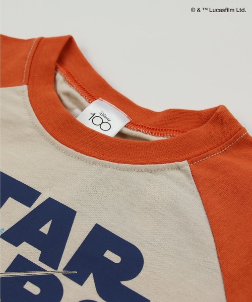 JAM & LINK(ジャムアンドリンク)の「STAR WARS / スター・ウォーズ キャラクター ラグラン長袖Tシャツ(Tシャツ/カットソー・キッズ・ブラック/オレンジ・130cm/120cm/100cm/80cm/90cm/110cm/140cm)」の8枚目の写真