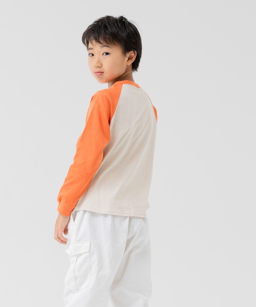 JAM & LINK(ジャムアンドリンク)の「STAR WARS / スター・ウォーズ キャラクター ラグラン長袖Tシャツ(Tシャツ/カットソー・キッズ・ブラック/オレンジ・130cm/120cm/100cm/80cm/90cm/110cm/140cm)」の4枚目の写真