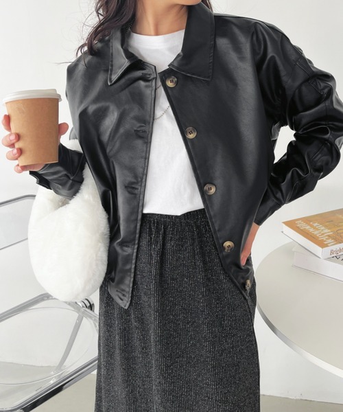 CLEA(クレア)の「ワンハンドルファーバッグ(ハンドバッグ・レディース・アイボリー/ブラック/ベージュ/マスタード・FREE)」の18枚目の写真