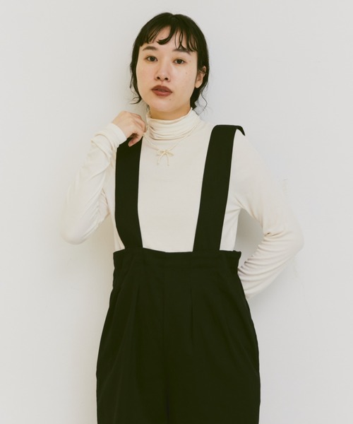 Libra Cue(リブラ キュー)の「パールリボンネックレス(ネックレス・レディース・ブラック/ホワイト・FREE)」の5枚目の写真