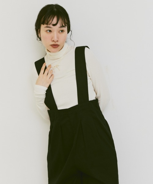 Libra Cue(リブラ キュー)の「パールリボンネックレス(ネックレス・レディース・ブラック/ホワイト・FREE)」の6枚目の写真