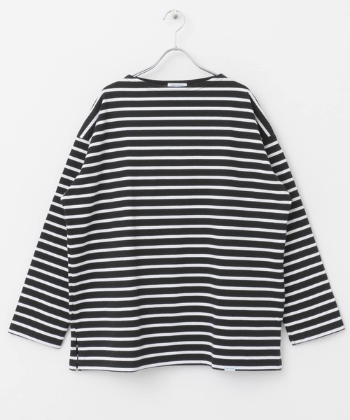 FORK&SPOON（フォークアンドスプーン）の「『WEB/一部店舗限定』FORK&SPOON　ビッグボートネックボーダー（Tシャツ/カットソー・レディース・ブラック系その他/ネイビー・1）」の13枚目の写真