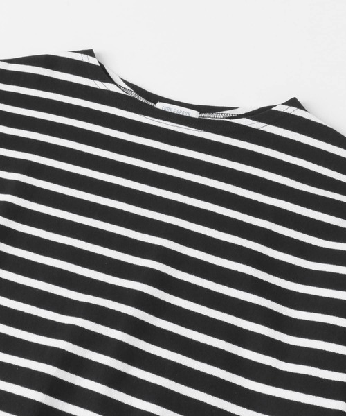 FORK&SPOON（フォークアンドスプーン）の「『WEB/一部店舗限定』FORK&SPOON　ビッグボートネックボーダー（Tシャツ/カットソー・レディース・ブラック系その他/ネイビー・1）」の17枚目の写真