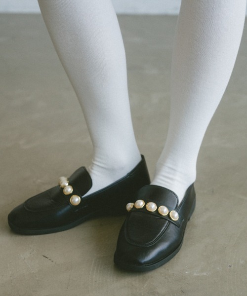 VANNIE U（ヴァニーユー）の「パールローファー（ローファー・レディース・ブラック・SMALL/MEDIUM/LARGE）」の8枚目の写真