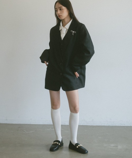 VANNIE U（ヴァニーユー）の「パールローファー（ローファー・レディース・ブラック・SMALL/MEDIUM/LARGE）」の3枚目の写真