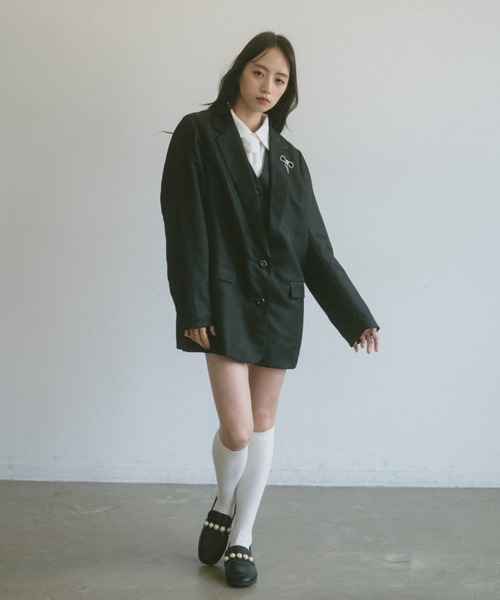 VANNIE U（ヴァニーユー）の「パールローファー（ローファー・レディース・ブラック・SMALL/MEDIUM/LARGE）」の2枚目の写真