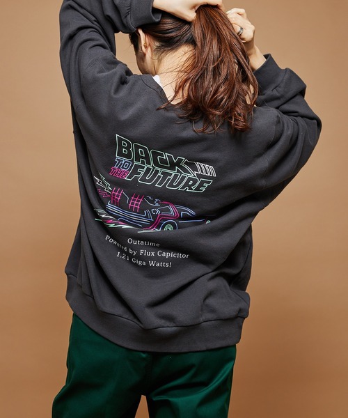 DISCUS(ディスカス)の「【DISCUS】CHUCKY/JAWS/BACK TO THE FUTURE ムービーロゴプリントライトスウェット 2487-4600(スウェット・レディース・ブラック/ブラック系その他2/ブラック系その他3/ホワイト系その他2/ホワイト/ホワイト系その他3・M)」の21枚目の写真