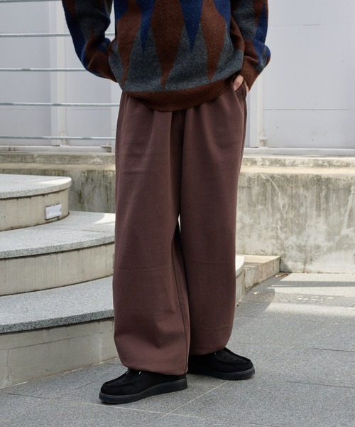 COLONY 2139（コロニートゥーワンスリーナイン）の「裏毛スウェットパンツ（スウェットパンツ・メンズ・ネイビー/ブラウン/グレー・MEDIUM/LARGE/SMALL）」の3枚目の写真