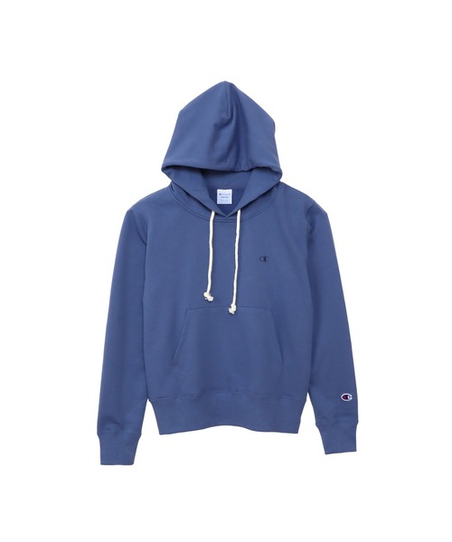 Champion(チャンピオン)の「【Champion/チャンピオン】レディース ベーシック フーデッドスウェットシャツ(パーカー・レディース・ブルー系その他2/グレー/オフホワイト/ナチュラル/サーモンピンク/ネイビー/ブラック/その他4/ブラウン系その他/ブラウン系/イエロー系その他/ブルー系その他・X-LARGE/LARGE/MEDIUM/SMALL)」の8枚目の写真
