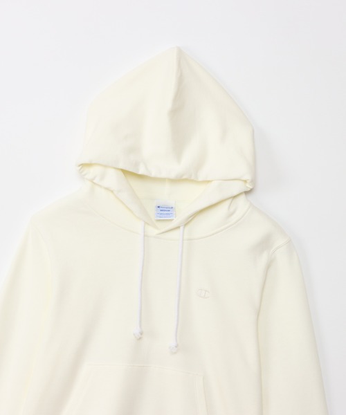 Champion(チャンピオン)の「【Champion/チャンピオン】レディース ベーシック フーデッドスウェットシャツ(パーカー・レディース・ブルー系その他2/グレー/オフホワイト/ナチュラル/サーモンピンク/ネイビー/ブラック/その他4/ブラウン系その他/ブラウン系/イエロー系その他/ブルー系その他・X-LARGE/LARGE/MEDIUM/SMALL)」の14枚目の写真