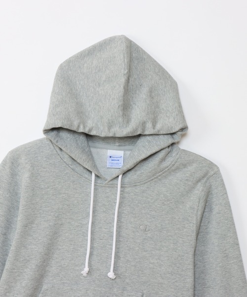 Champion(チャンピオン)の「【Champion/チャンピオン】レディース ベーシック フーデッドスウェットシャツ(パーカー・レディース・ブルー系その他2/グレー/オフホワイト/ナチュラル/サーモンピンク/ネイビー/ブラック/その他4/ブラウン系その他/ブラウン系/イエロー系その他/ブルー系その他・X-LARGE/LARGE/MEDIUM/SMALL)」の22枚目の写真